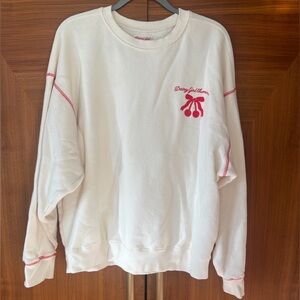 Dairy Boy Cherry Stitch Pullover